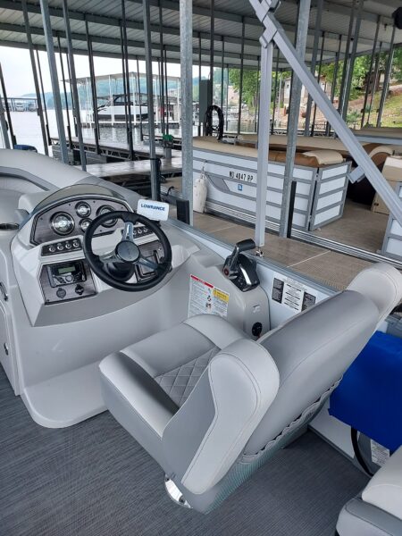 Inside our Tritoons (Triple Hule Pontoons)